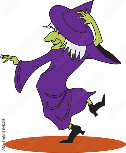 Dancing witch