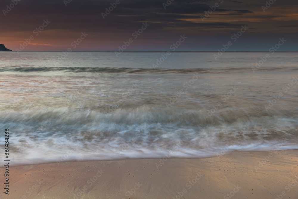 Sunrise at the Beach with Clouds Sunrise at the Beach with Clouds