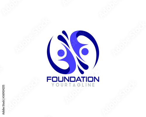 Professional charity and Foundation logo design
