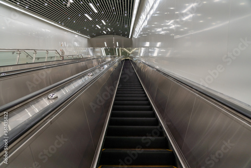 escalator in subway © wang