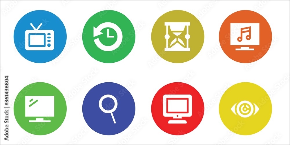 watch icon set watch icon set