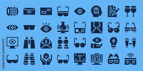 vision icon set