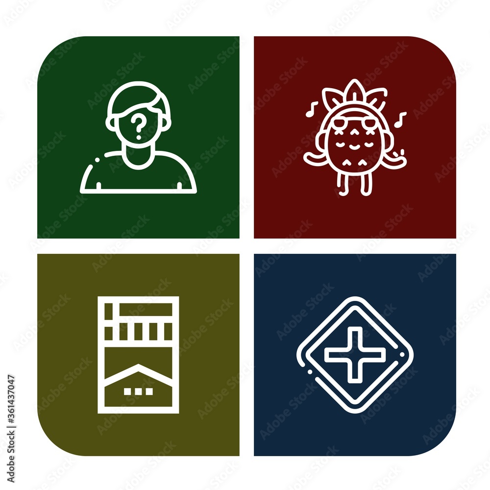 Set of problem icons Set of problem icons