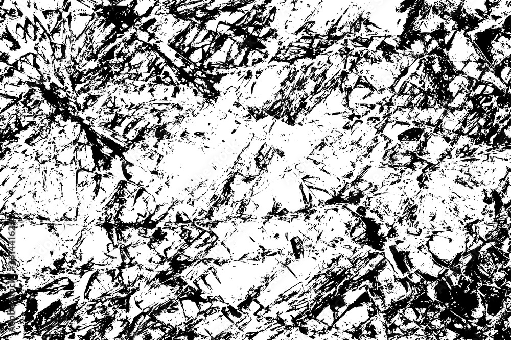 Obraz premium Black and white agate ripplle pattern. Marble background.