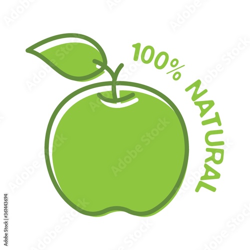 Hundredpercentnaturalapple