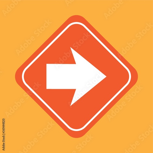 Free Download Large arrow road sign - GFXLoad