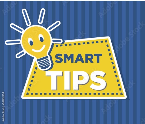 Flat speech bubble helpful tips illustration banners
