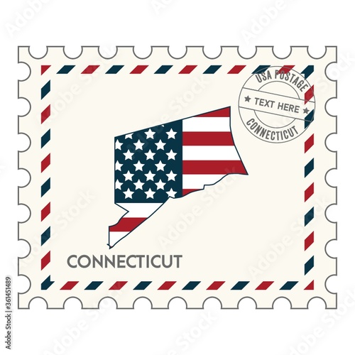 Connecticutpostagestamp photo