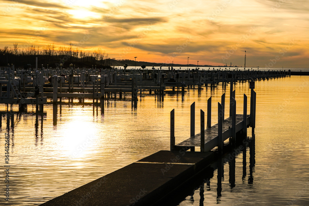 sunset at the pier sunset at the pier