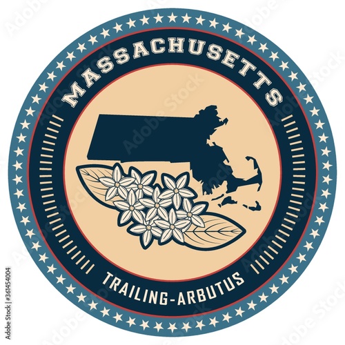 Massachusetts state label