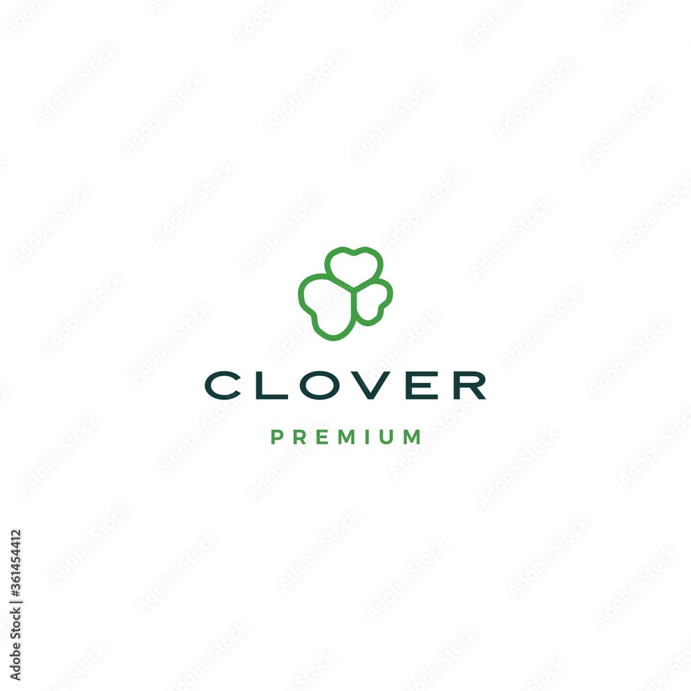 clover leaf logo vector icon illustration clover leaf logo vector icon illustration