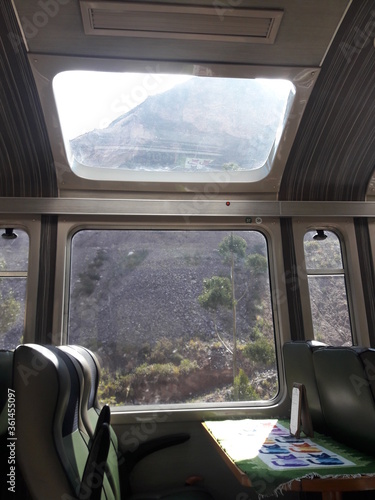 Train ride from Cusco to Machu Picchu Peru 2019