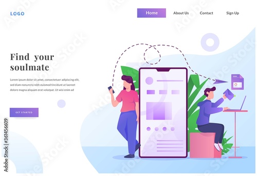 sending file web landing page