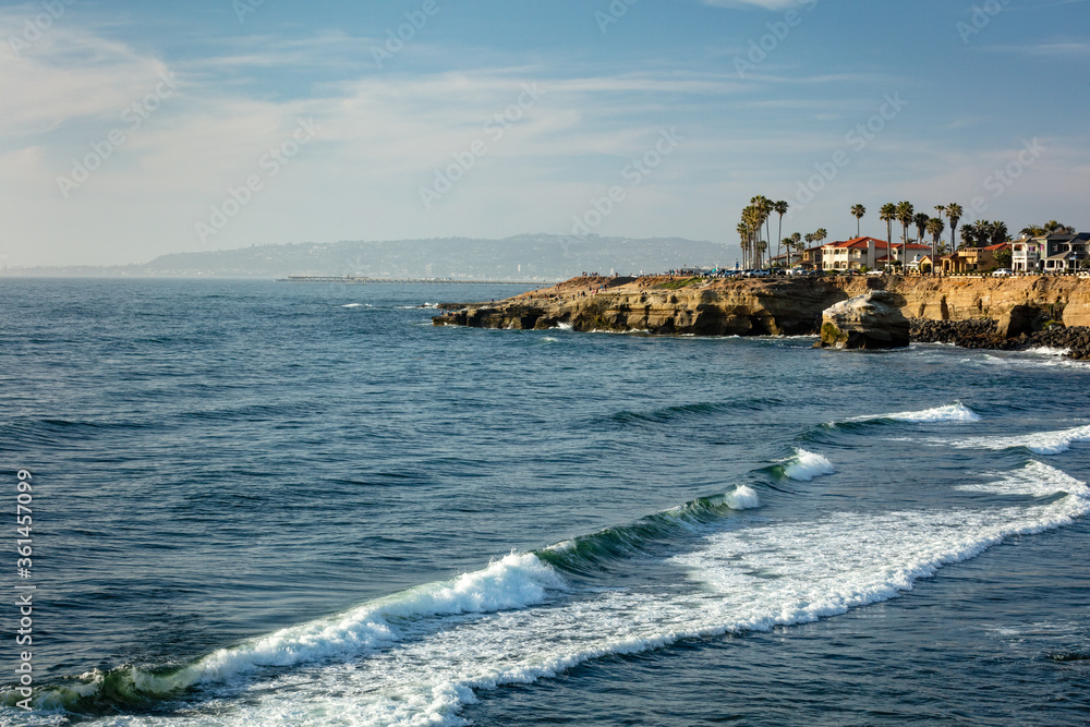Sunset at the sunset cliff, San Diego, California Sunset at the sunset cliff, San Diego, California