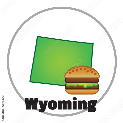 Wyoming state map