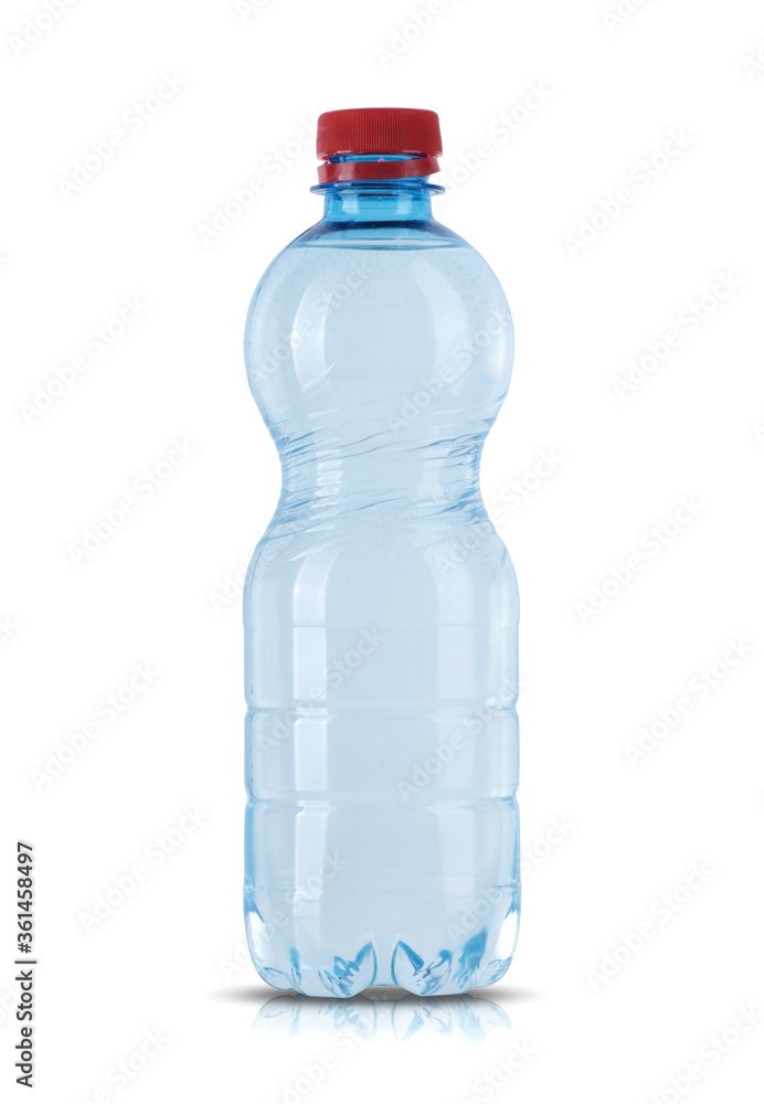 Naklejka premium small plastic bottle with water