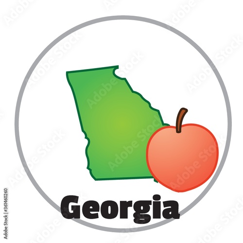 Georgia state map