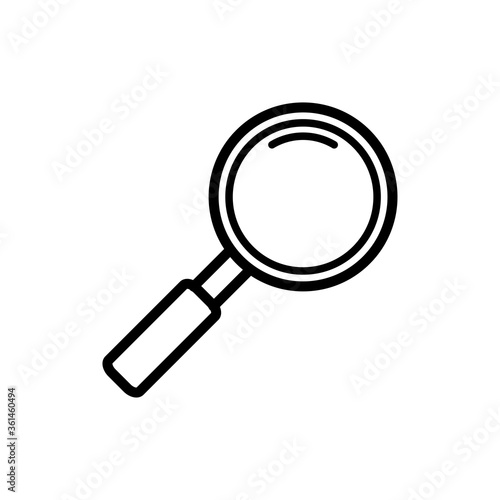 magnify - search icon vector design template