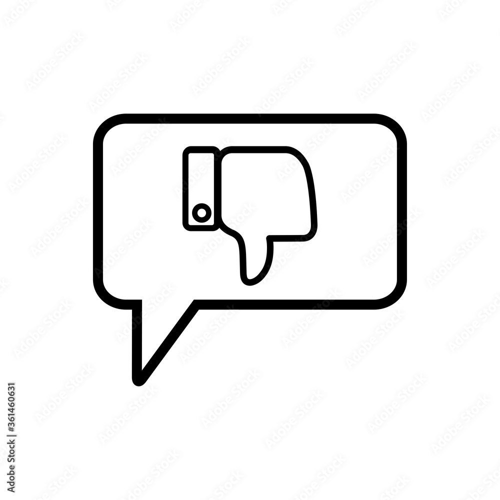 Fototapeta premium bubble speech - chat - feedback icon vector design template
