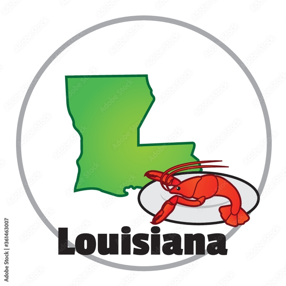 Louisiana state map Louisiana state map