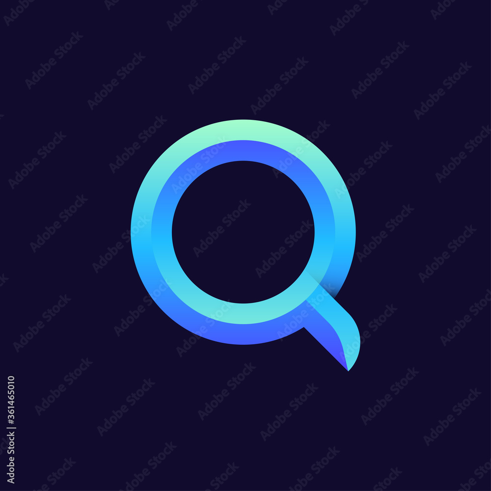 modern technology letter q logo with 3d colorful style for corporate, company, or startup business. modern technology letter q logo with 3d colorful style for corporate, company, or startup business.