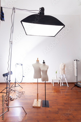 studio flash isolated