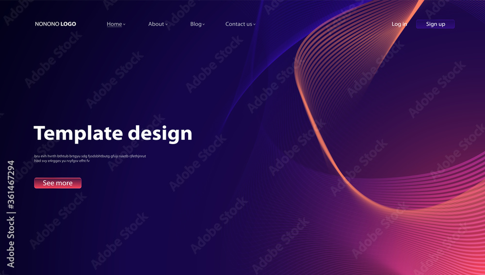 Abstract background modern design. Landing Page. Template for websites or apps.Vector. - Vector Abstract background modern design. Landing Page. Template for websites or apps.Vector. - Vector