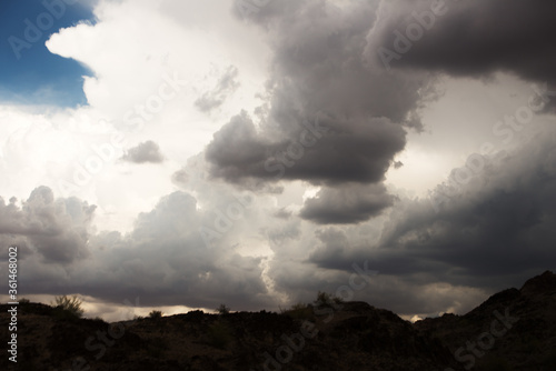 Desert Cumulonimbus Approach