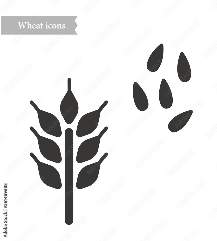 Wheat icons vector illustration
Wheat icons vector illustration