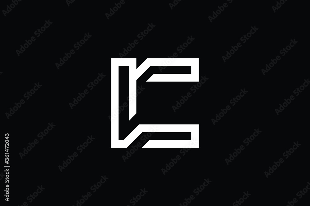 Minimal elegant monogram art logo. Outstanding professional trendy awesome artistic LC CL initial based Alphabet icon logo. Premium Business logo White color on black background Minimal elegant monogram art logo. Outstanding professional trendy awesome artistic LC CL initial based Alphabet icon logo. Premium Business logo White color on black background