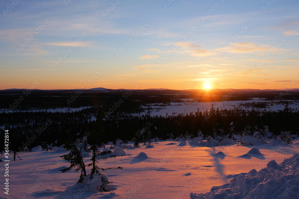 Obraz premium Swedish Sunset