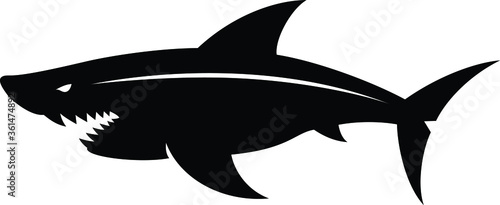 Silhouette of Great White Shark