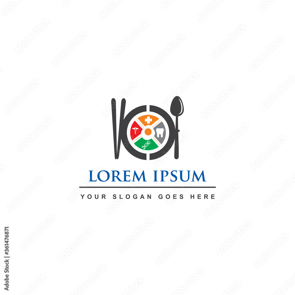 healthy food logo , organic medical logo healthy food logo , organic medical logo