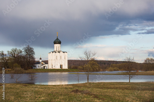 Church of the Intercession on the Nerl. Vladimir region, Russia