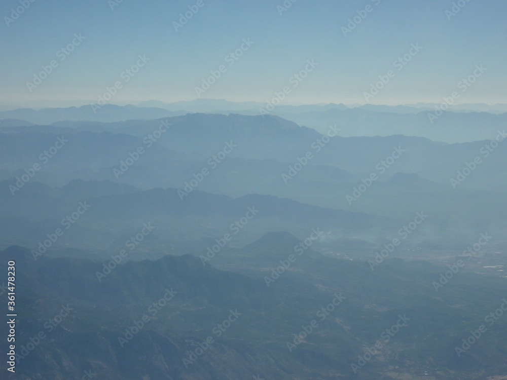 Landschaft von oben