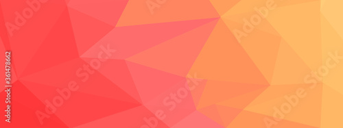 Abstract banner background with triangles