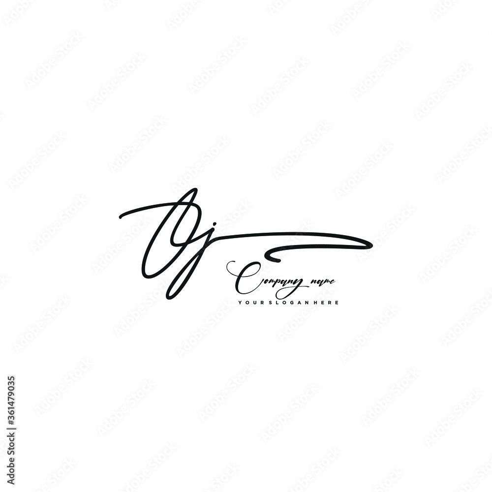 Obraz premium BM initials signature logo. Handwriting logo vector templates. Hand drawn Calligraphy lettering Vector illustration.