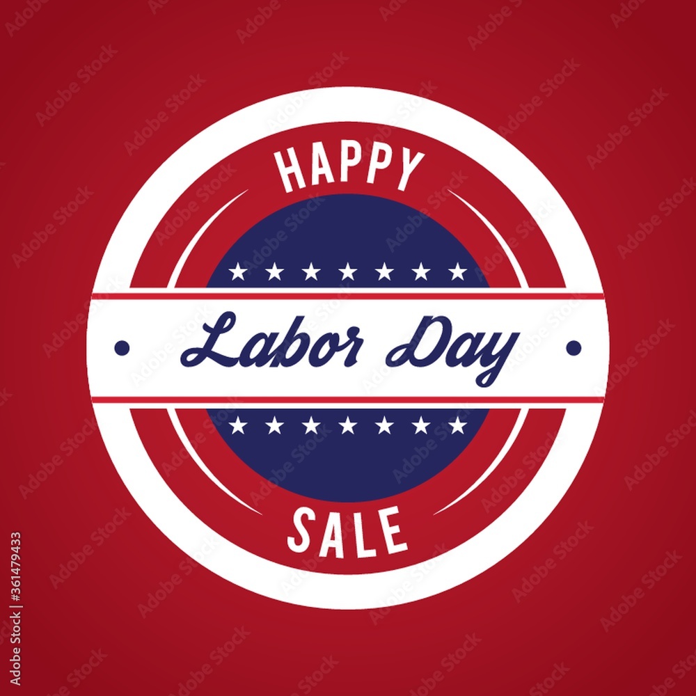 Happy labor day sale design Happy labor day sale design