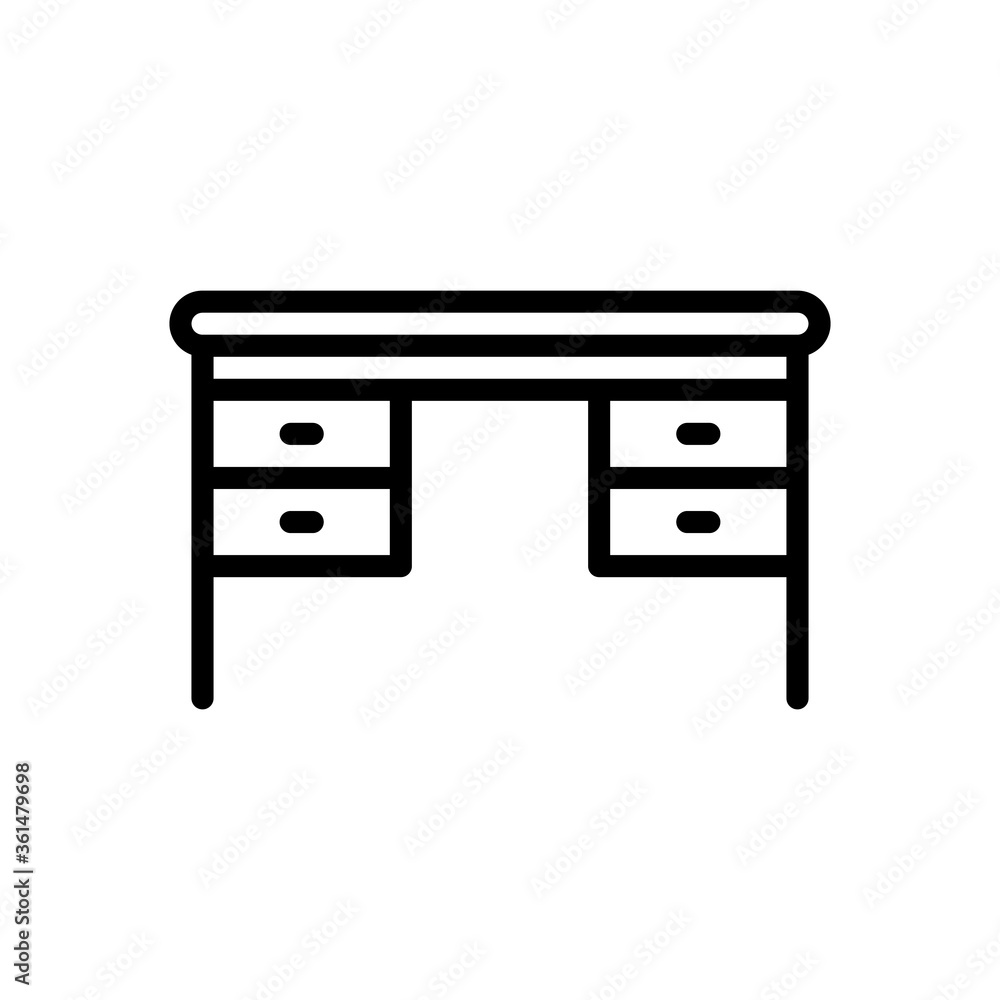 table icon in line style. vector illustration for graphic design, website, UI isolated on white background. EPS 10 table icon in line style. vector illustration for graphic design, website, UI isolated on white background. EPS 10