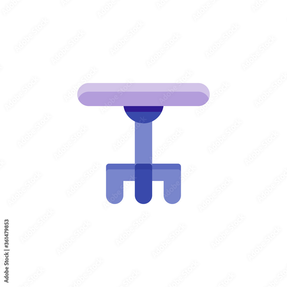table icon in flat style isolated on white background. EPS 10 table icon in flat style isolated on white background. EPS 10