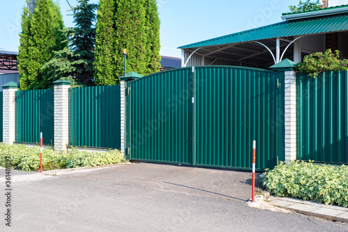 gate entrance to a private house