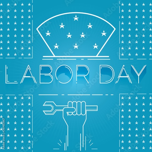 Labor day poster