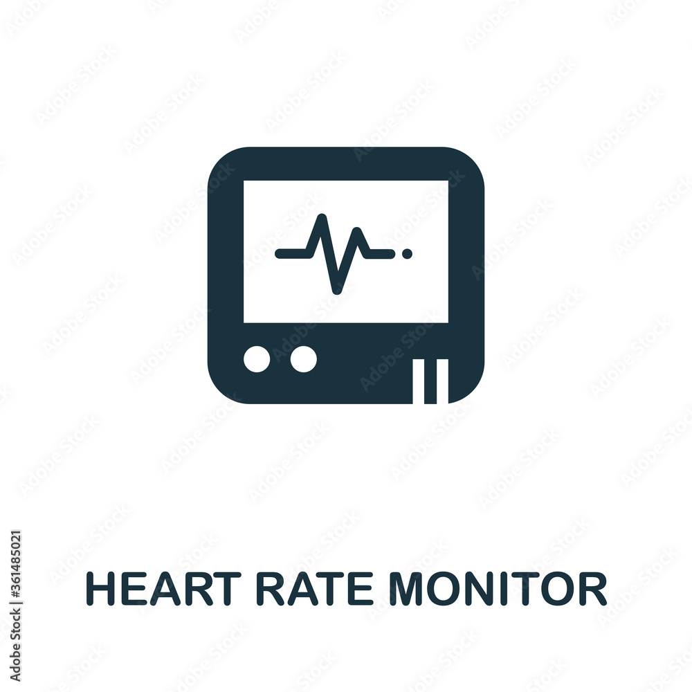 Heart Rate Monitor icon. Simple element from digital health collection. Creative Heart Rate Monitor icon for web design, templates, infographics and more Heart Rate Monitor icon. Simple element from digital health collection. Creative Heart Rate Monitor icon for web design, templates, infographics and more