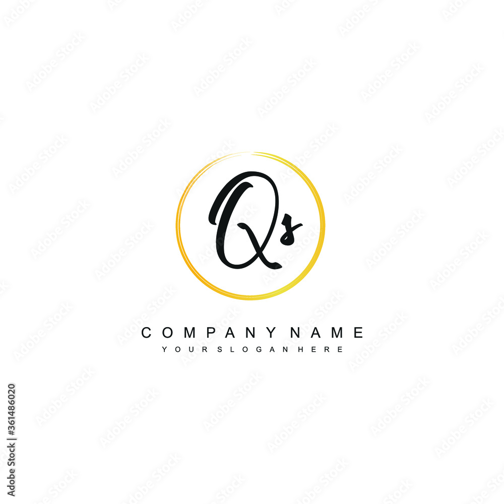 QS initials signature logo. Handwriting logo vector templates. Hand drawn Calligraphy lettering Vector illustration.
QS initials signature logo. Handwriting logo vector templates. Hand drawn Calligraphy lettering Vector illustration.