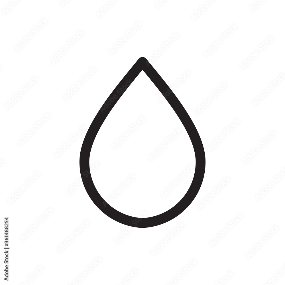 Drop icon vector. Water sign Drop icon vector. Water sign