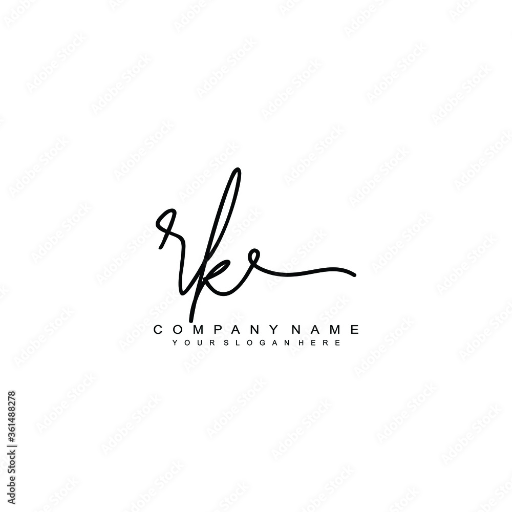 RK initials signature logo. Handwriting logo vector templates. Hand drawn Calligraphy lettering Vector illustration.
RK initials signature logo. Handwriting logo vector templates. Hand drawn Calligraphy lettering Vector illustration.