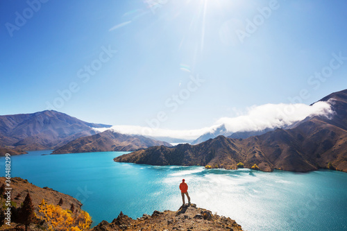 Εκτύπωση καμβά New Zealand lakes