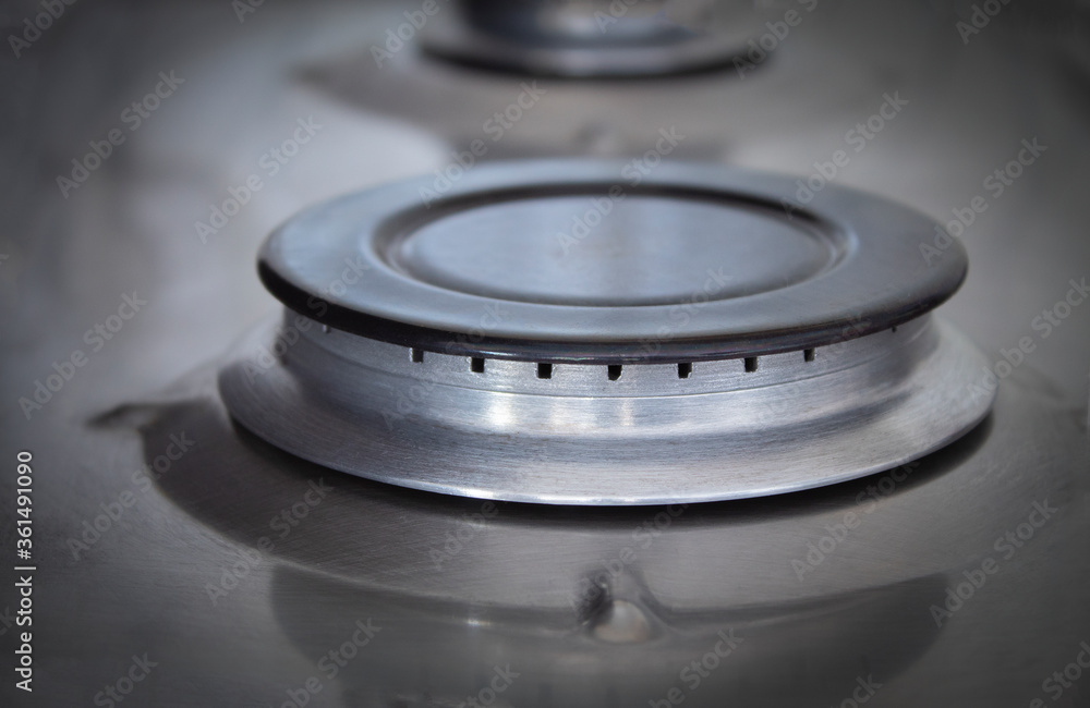 Gas burner without gas and fire Gas burner without gas and fire