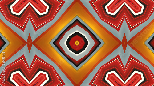 Wallpaper Mural Designer kaleidoscope background with beautiful elements. New trends. Torontodigital.ca