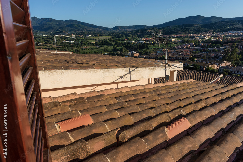 windows view, Villasimius, Sardinia